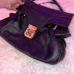 Elegant Black Leather Handbag